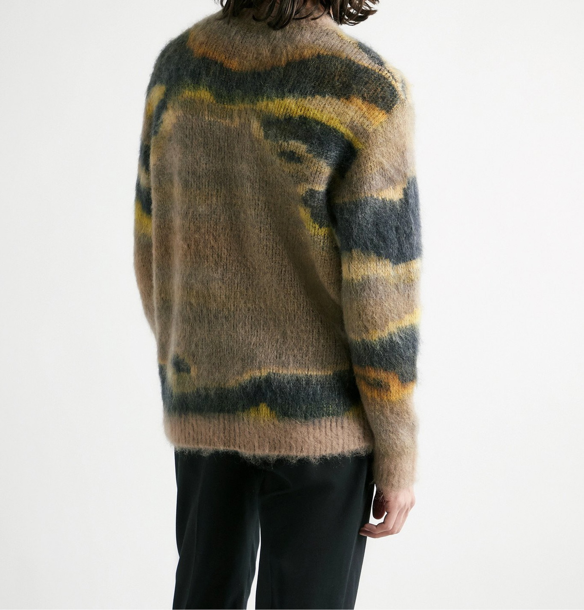 ACNE STUDIOS - Klinac Brushed Jacquard-Knit Sweater - Multi Acne
