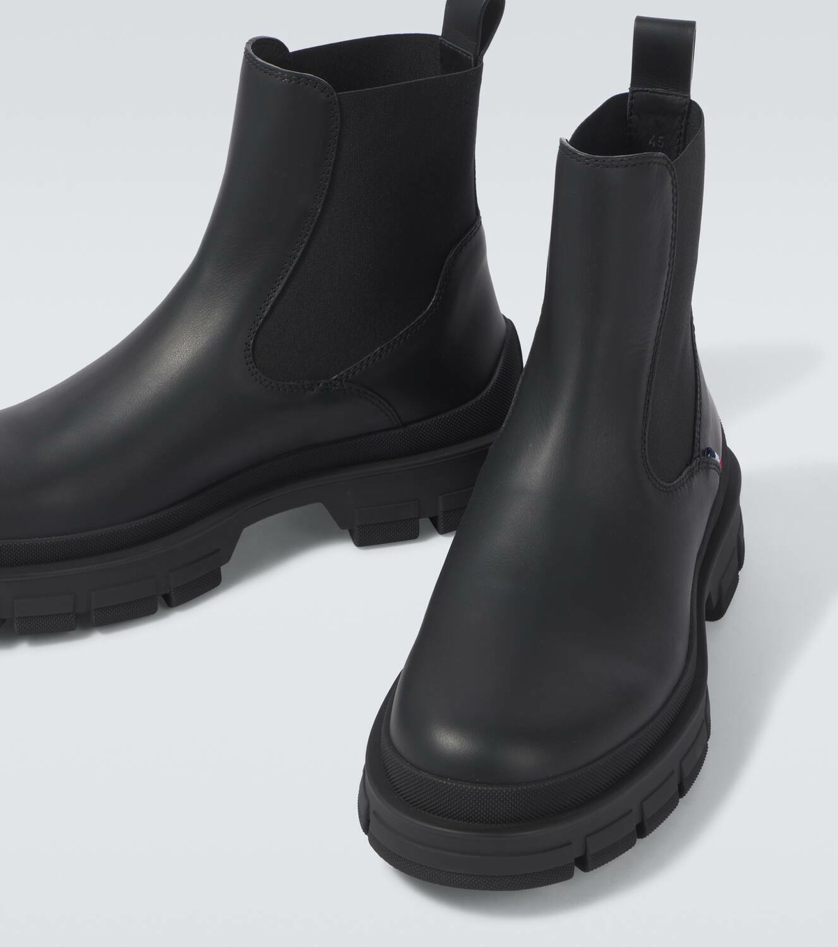 Moncler Hevea leather Chelsea boots Moncler