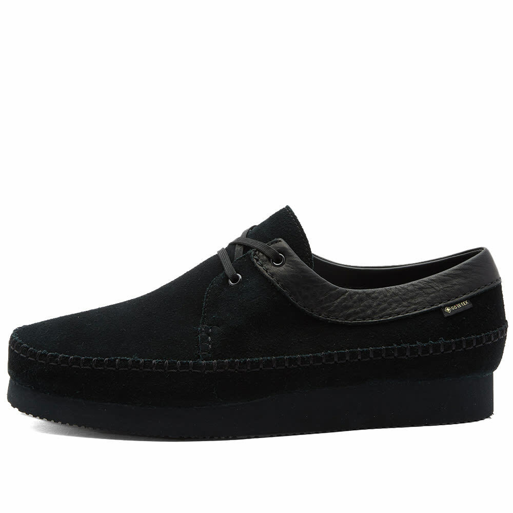 Clarks Originals Men's Weaver Gore-Tex in Black Suede Clarks Originals