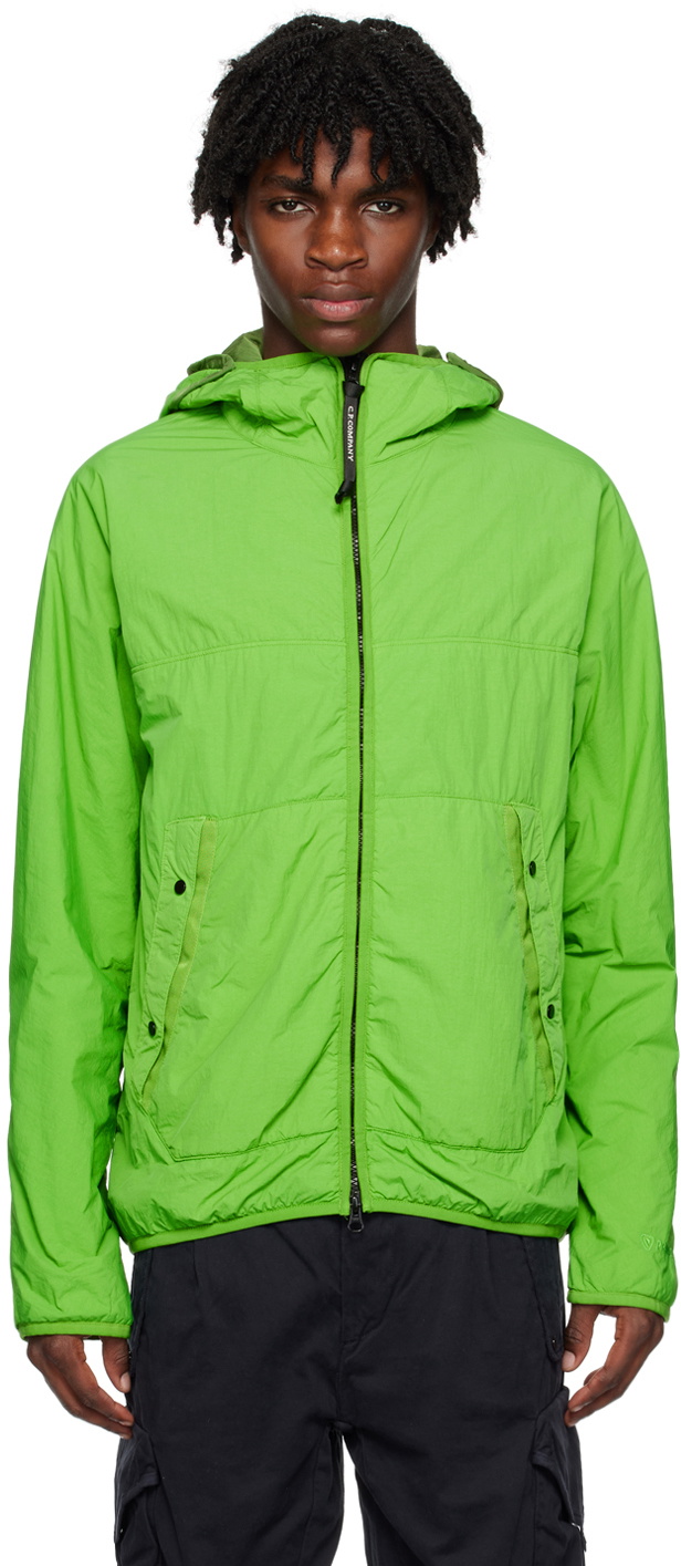 C.P. Company Green GDP Goggle Jacket C.P. Company