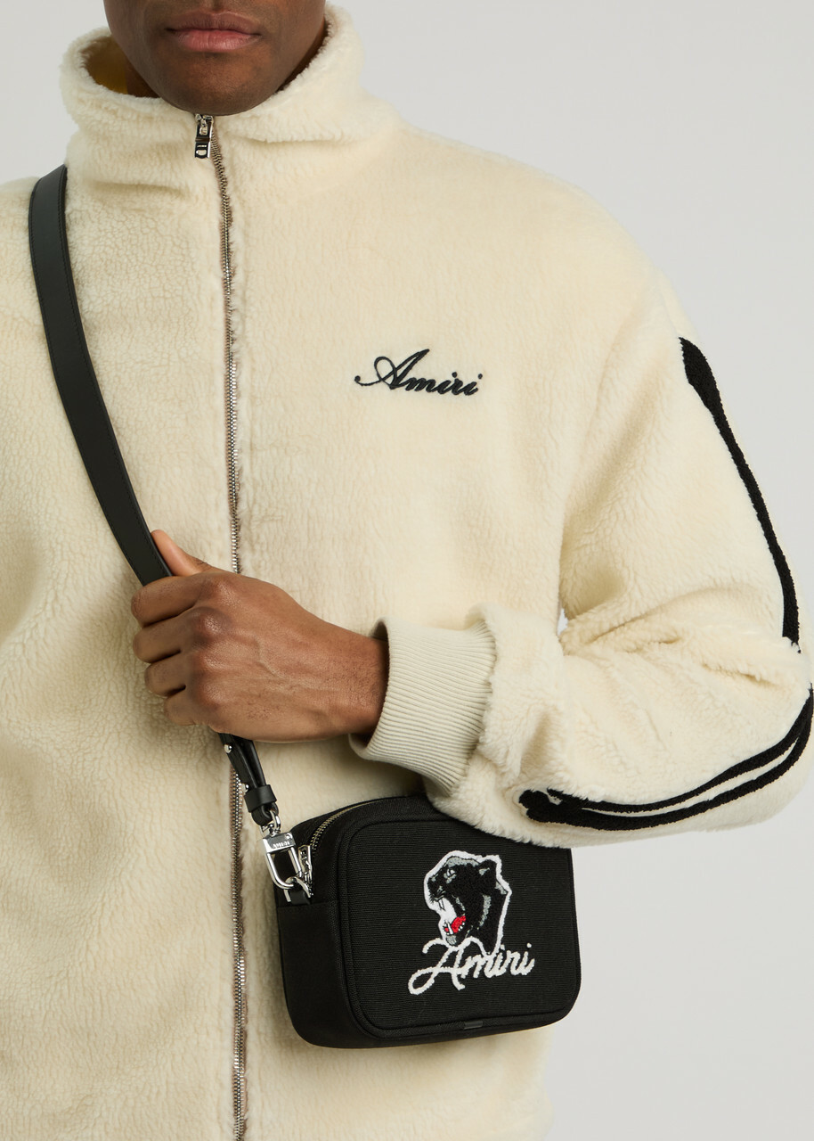 Amiri Panther Canvas Camera bag - Black - One Size Amiri