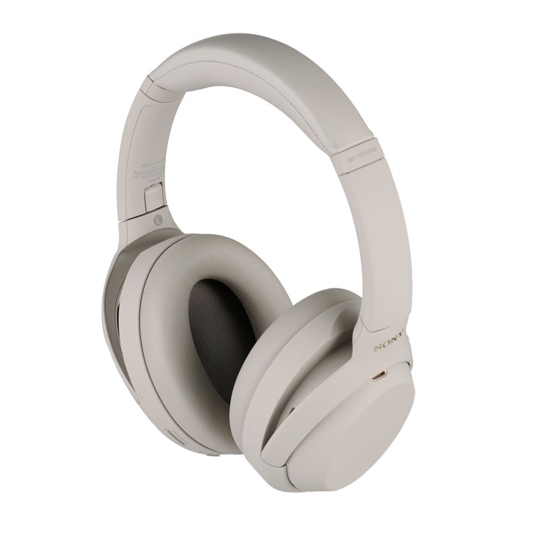 Sony WH-1000XM4 Wireless Noise Canceling Headphones, Silver with