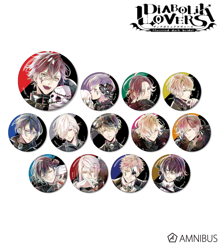 DIABOLIK LOVERS - トレーディング Ani-Art 缶バッジ ＜死の祝祭-Death