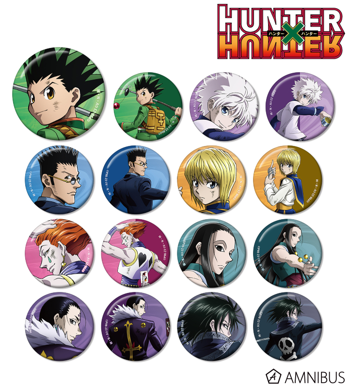 HUNTER×HUNTER イルミ 缶バッジ 戦う背中 まとめ売り AMNIBUS-日常使い