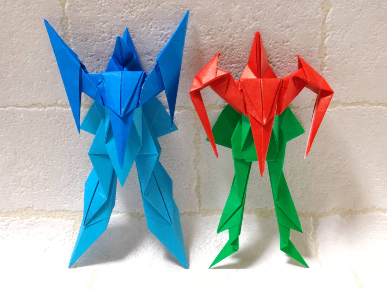 グレートロボ 折り紙作品 5点セット グレートロボ 折り紙作品 5点