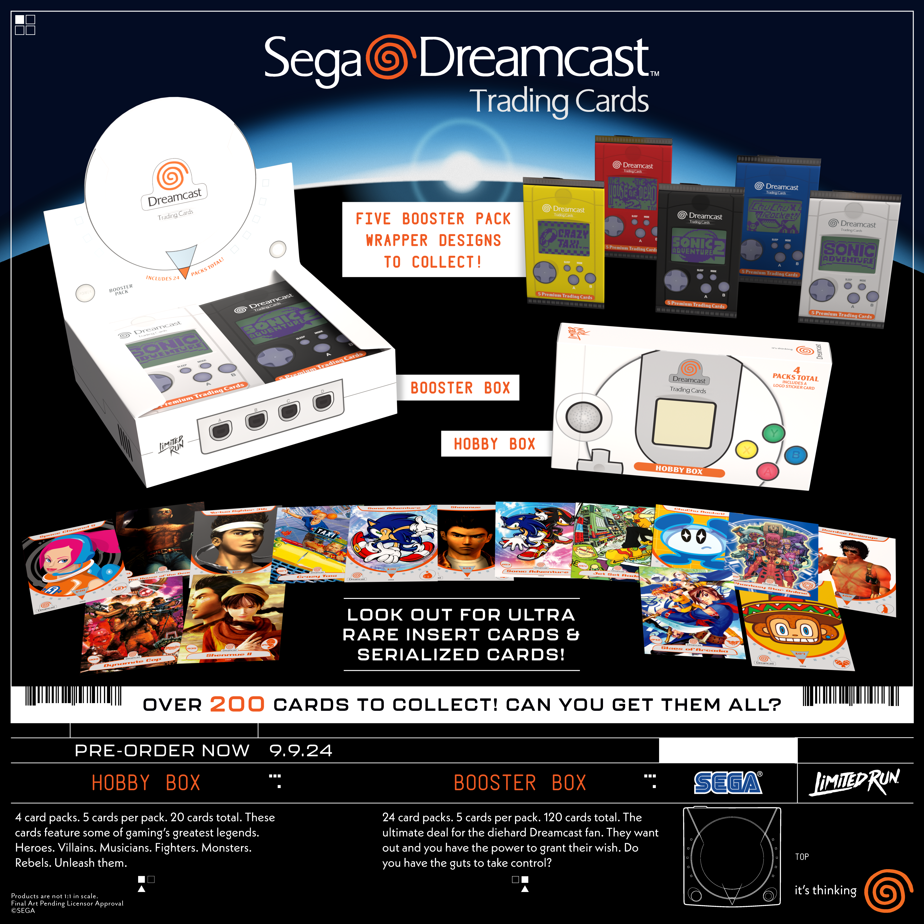 Sega Dreamcast Trading Cards - Hobby Box – Limited Run Games