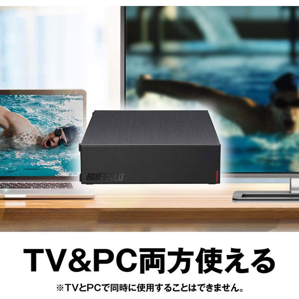 バッファロー USB3.2(Gen.1)対応外付けHDD 4TB ブラック HD-LE4U3-BA 1