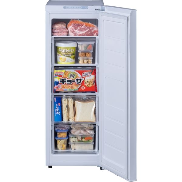 アイリスオーヤマ スリム冷凍庫80L IUSN-8A-W 1台（直送品） - アスクル