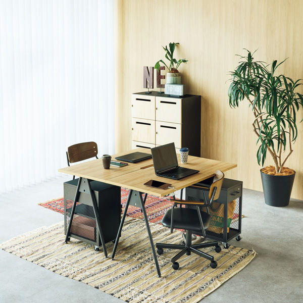 ジャーナルスタンダードファニチャー メッシュワゴン 幅300×奥行450×高