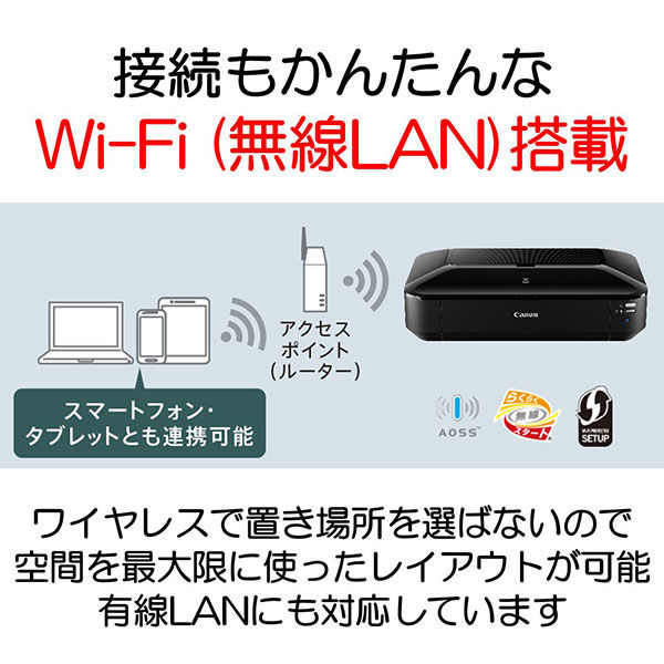キヤノン A3インクジェットプリンター PIXUS iX6830 黒 5色