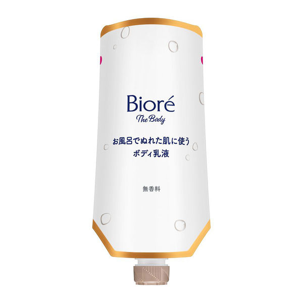 ビオレ ザボディ ぬれた肌に使うボディ乳液 無香料 つりさげ 285ml