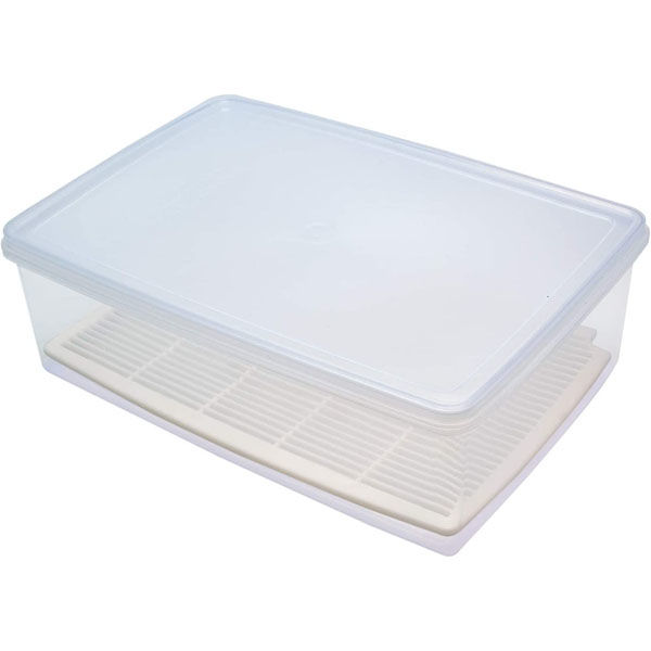 サンコープラスチック SSー2 食品保存容器 スノコ付(セット販売:10個