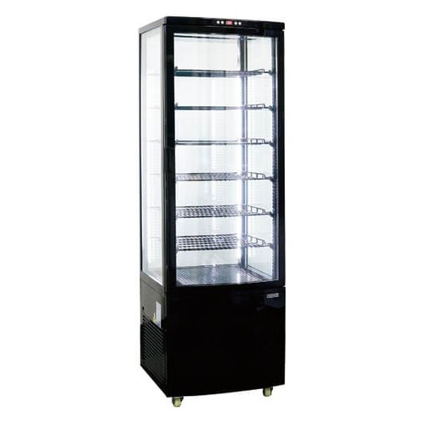 軒先渡し】レマコム 4面ガラス冷蔵ショーケース 218リットルタイプ R4G