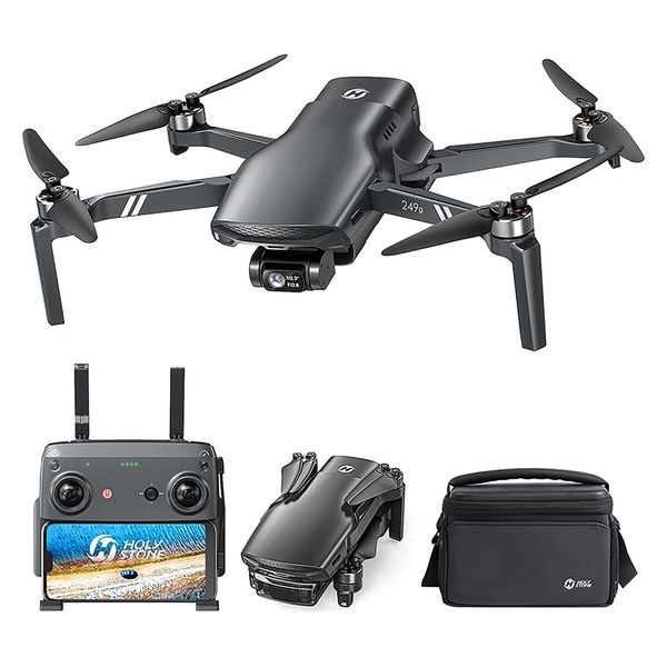 HOLY STONE ドローン 空撮 4Kカメラ付き GPS搭載 折り畳 HS900 1台