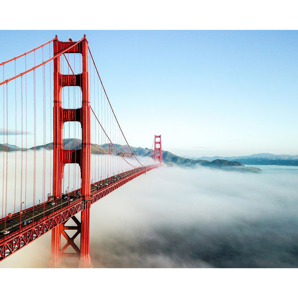 美工社 ゴールデンゲートブリッジ 500x400mm ZPT-61615 1枚（直送品