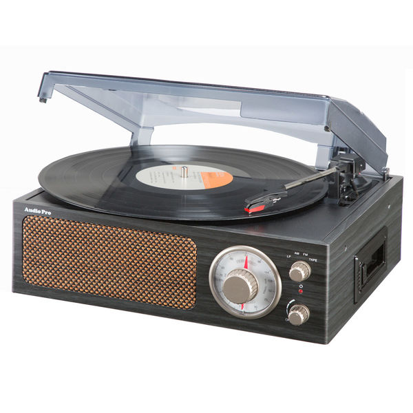 山善 昭和レトロ簡単コンパクトレコードプレーヤー a33644 1台（直送品