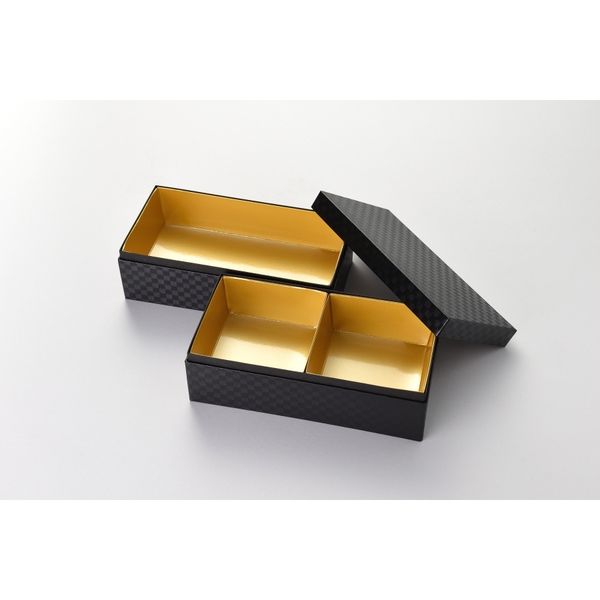 瑞光明 紙重箱 長方形S型 7寸2段 S-3560 金カップBC付 v1316s70