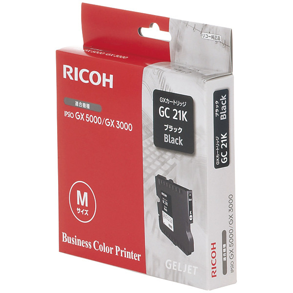 リコー（RICOH） 純正インク GC21K ブラック 515627 1個 - アスクル
