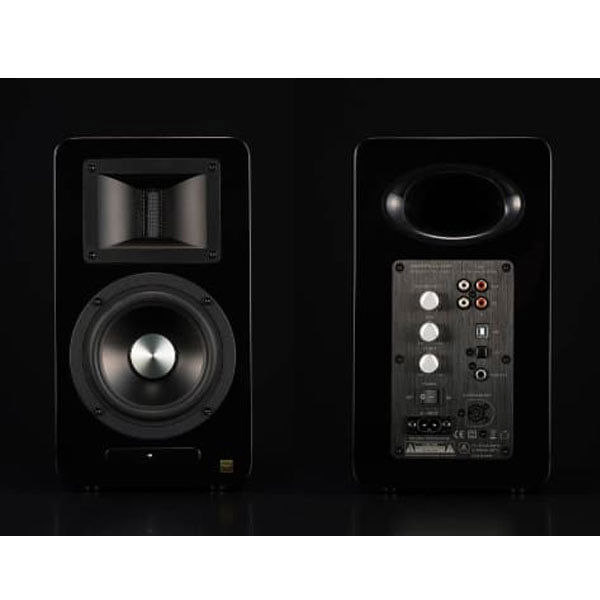 AIRPULSE DAC内蔵アクティブ・スピーカー ブラック ペア A100 BT5