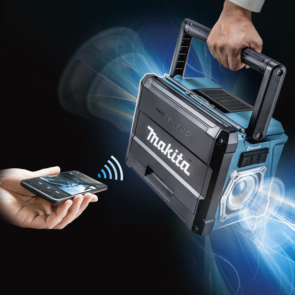 マキタ 充電式テレビ makita TV100 10インチ 防水4級 AM/FMラジオ