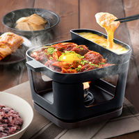 イシガキ IH&直火対応DL COLOスクエアグリルパン13cm/cup付コンロ