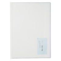 プラス カード（名刺）ポケット付きクリアーホルダー A4 1袋（10枚入