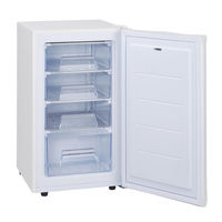 軒先渡し】ハイアール 82L 前開き冷凍庫 ハイアール JF-NU82A 1台