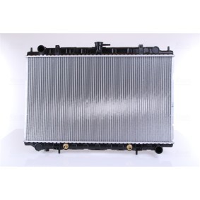 67352 NISSENS Engine radiator Aluminium, 400 x 692 x 26 mm