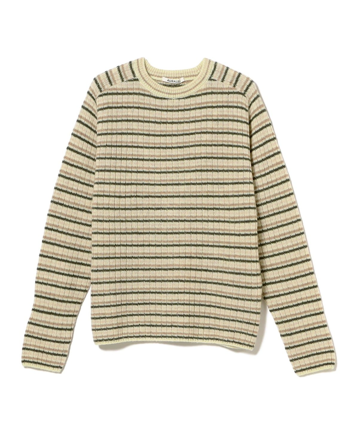 BEAMS（ビームス）AURALEE / SHETLAND WOOL CASHMERE RIB KNIT P/O