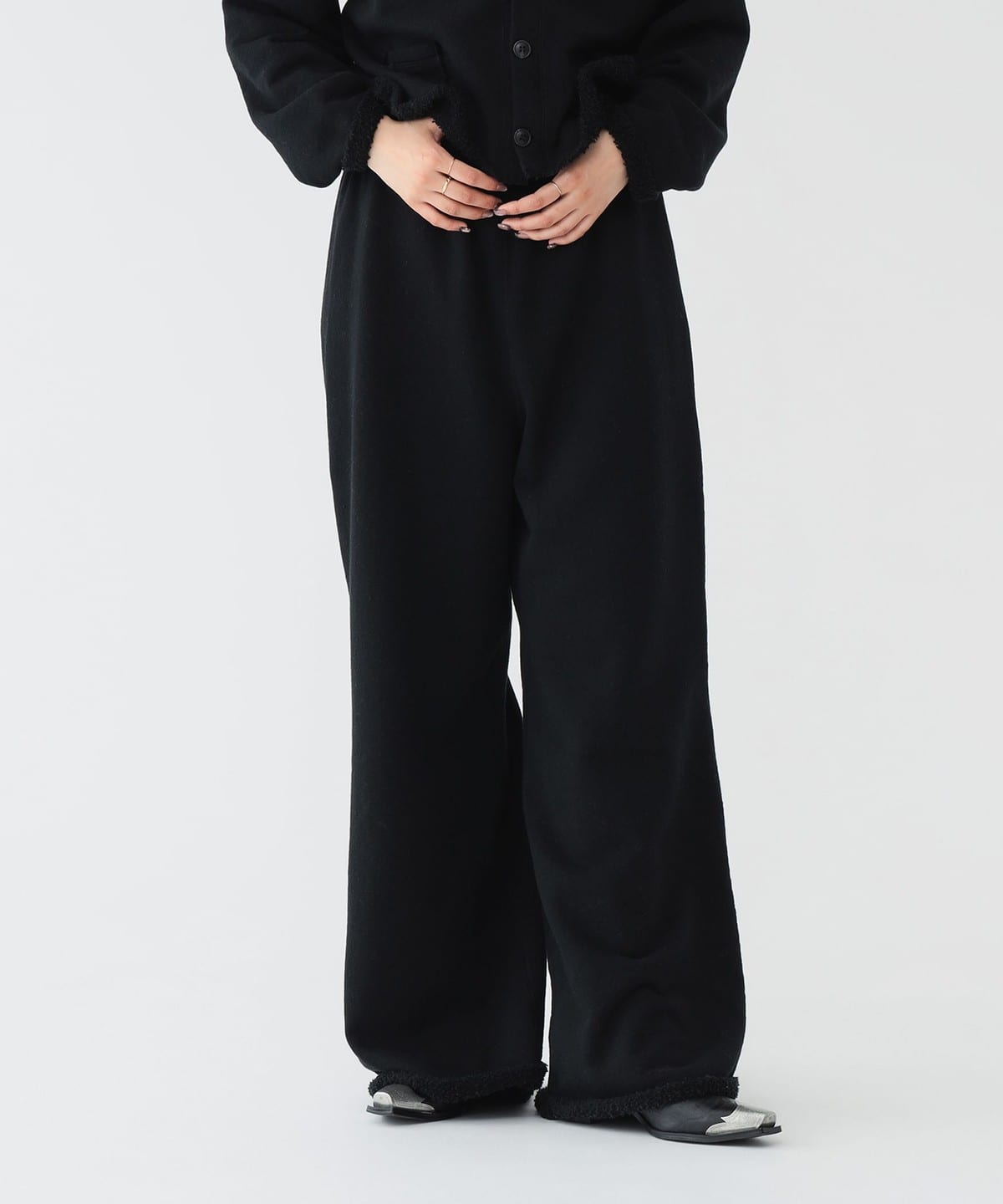 BEAMS BOY（ビームス ボーイ）maturely / ワイド フレア ジャージー