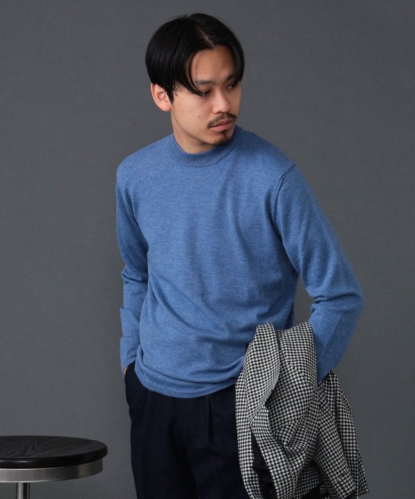 値下げ依頼 BEAMS F メリノウール タートルネックニット 50 イタリア製