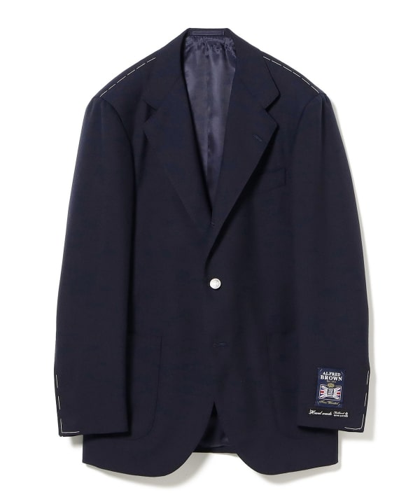 BEAMS F（ビームスF）HANDMADE Alfred Brown ウール ブレザー