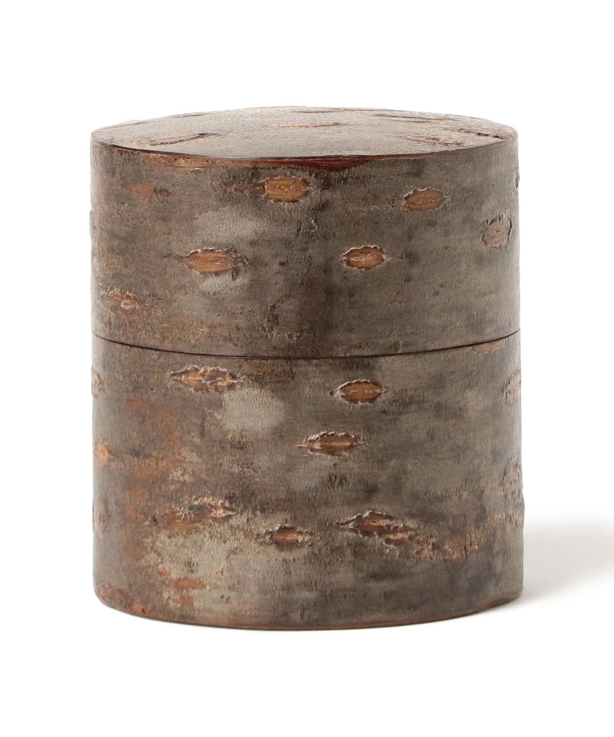 BEAMS JAPAN（ビームス ジャパン）藤木伝四郎商店 / 総皮茶筒 平 霜降