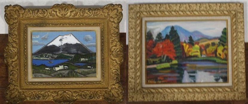 田崎広助 村田省蔵 油彩画入荷 】2018年9月29日 - 【 斎藤清作品常設店