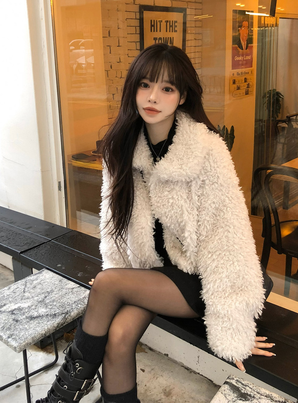 2Way襟プードルファーコート[ask79] | レディースファッション通販の