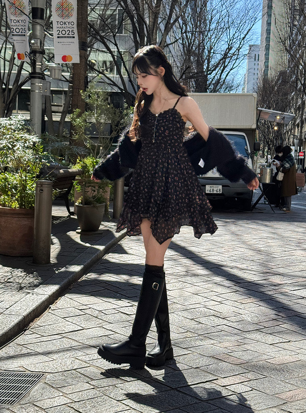 サイドバックル厚底ロングブーツ[zr1285] | レディースファッション