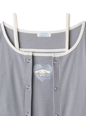 サンリオコラボ シナモロール刺繍キャミソールXカーディガン