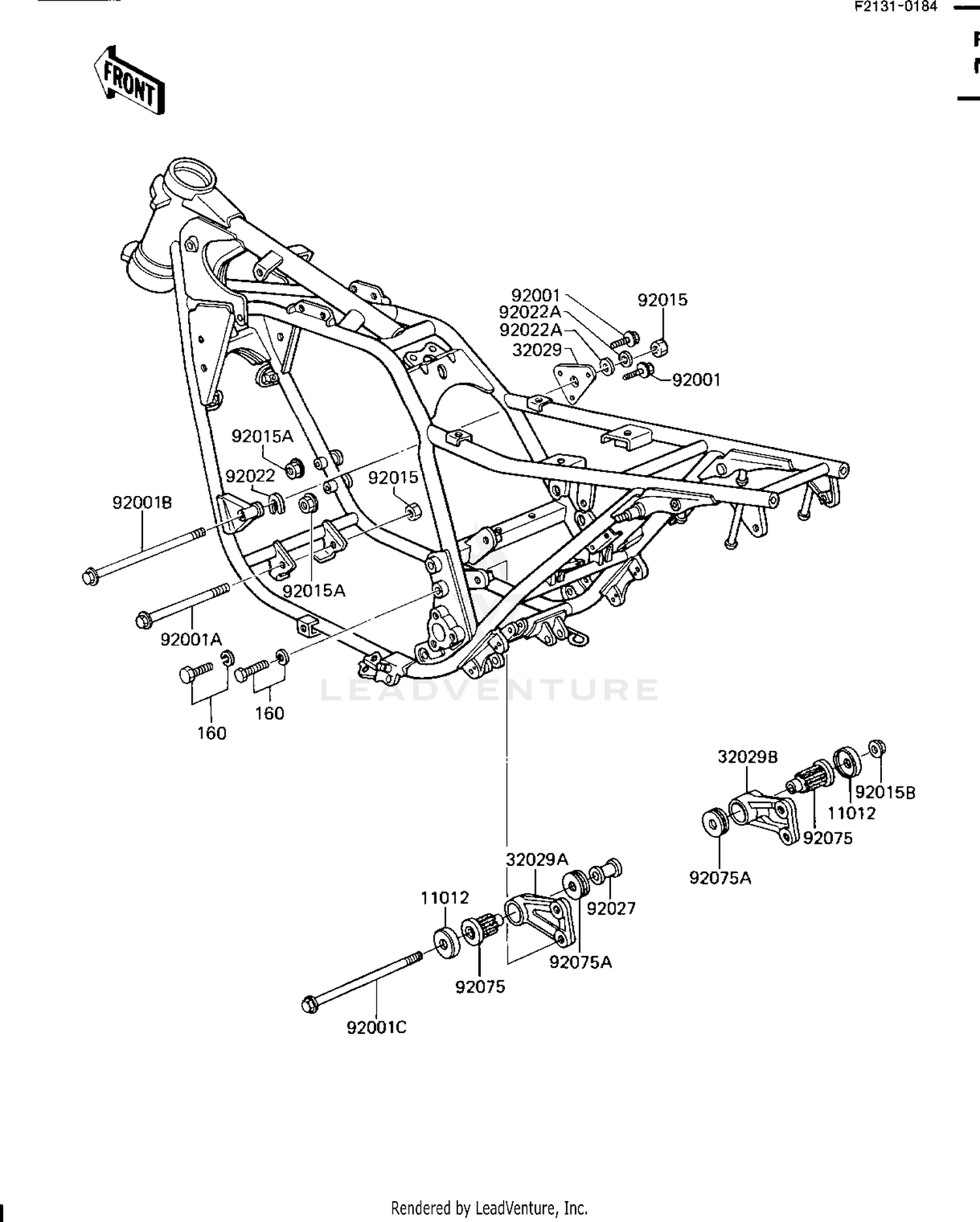 1984 Kawasaki Motorcycle ZN1100B LTD OEM Parts | FortNine