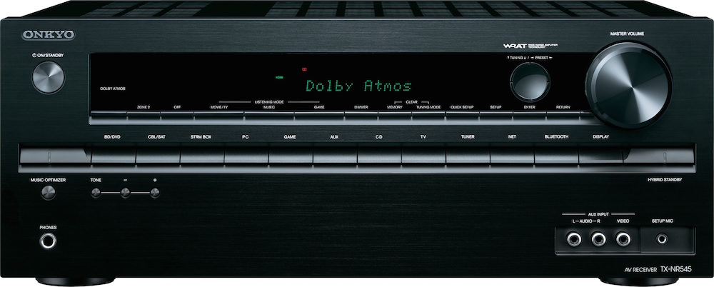 Onkyo TX-SR343, TX-SR444, TX-NR545 A/V Receivers - ecoustics.com
