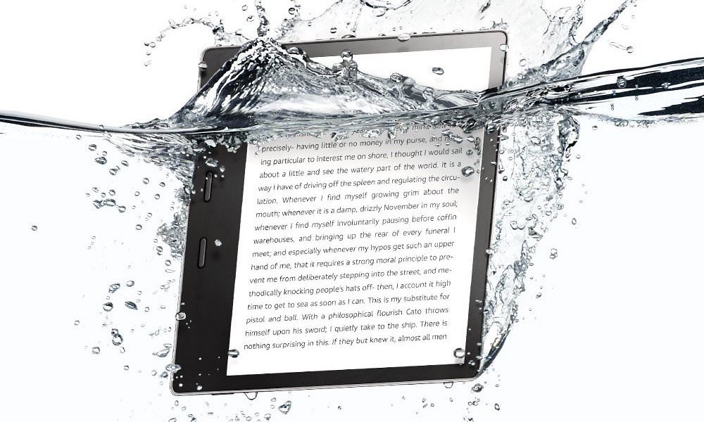 Amazon Kindle Oasis is Waterproof (9th gen, 2017) - ecoustics.com