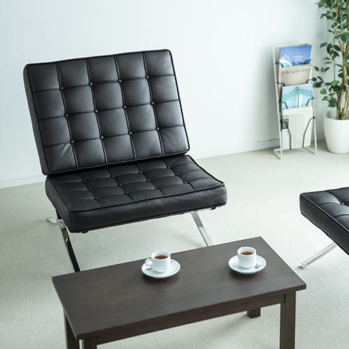 バルセロナチェア（PUレザー・リプロダクト・ジェネリック・1人掛け