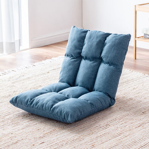 座椅子（コンパクトサイズ・ファブリック・さらふわクッション・6段階