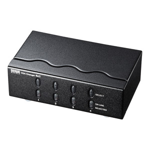 ディスプレイ切替器（画面・モニター・VGA・HD・15pin対応・4回路