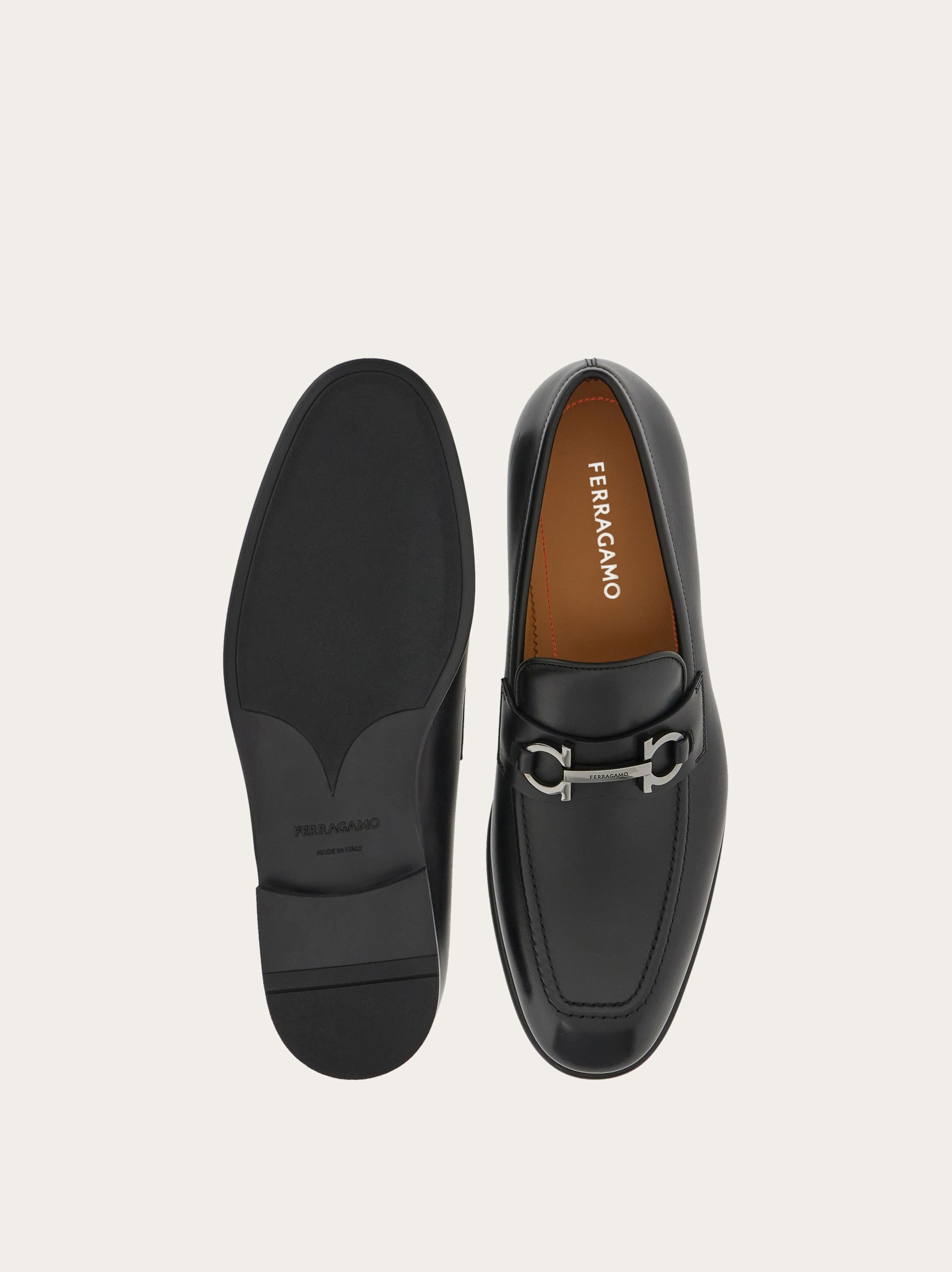 Moccasin with Gancini ornament - Men | Ferragamo