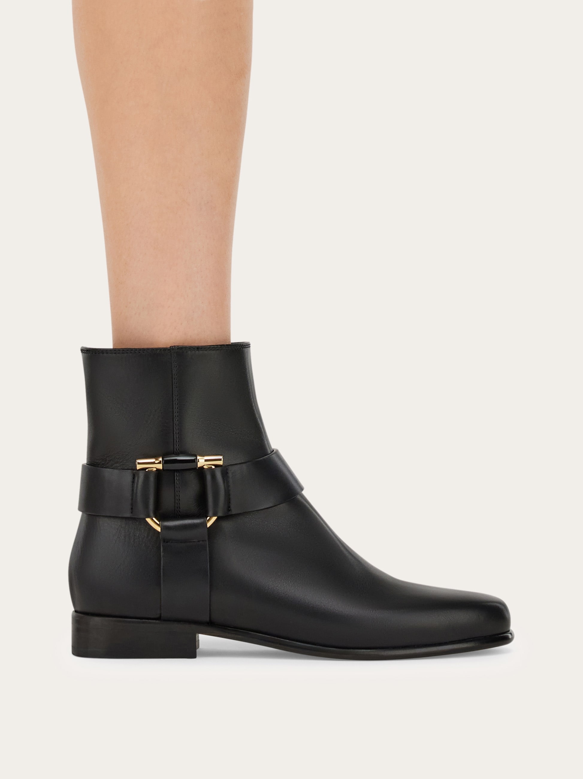 Gancini ornament ankle boot - Women | Ferragamo