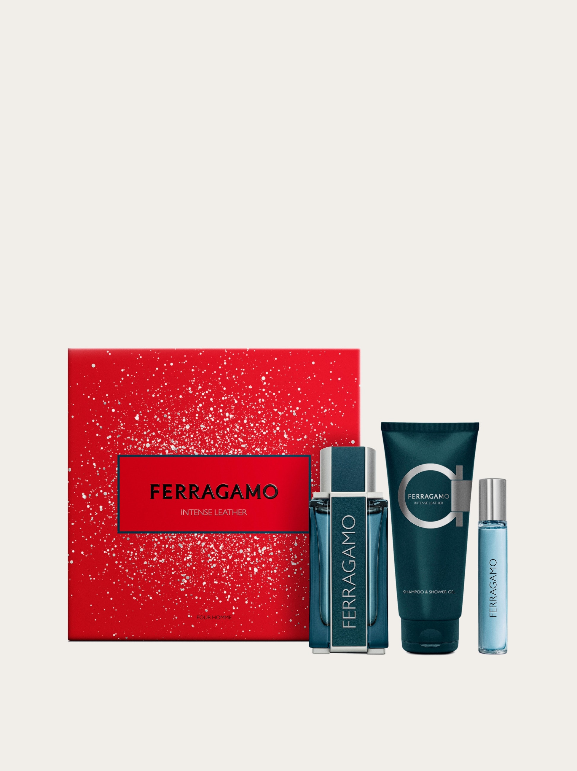 Ferragamo Intense Leather EDP 3 Piece Set - Men | Ferragamo