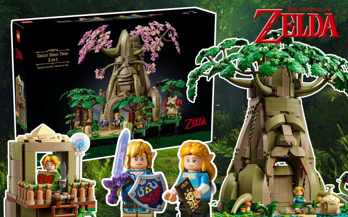 LEGO Zelda 2024: The Great Deku Tree 2 in 1 revealed for September!
