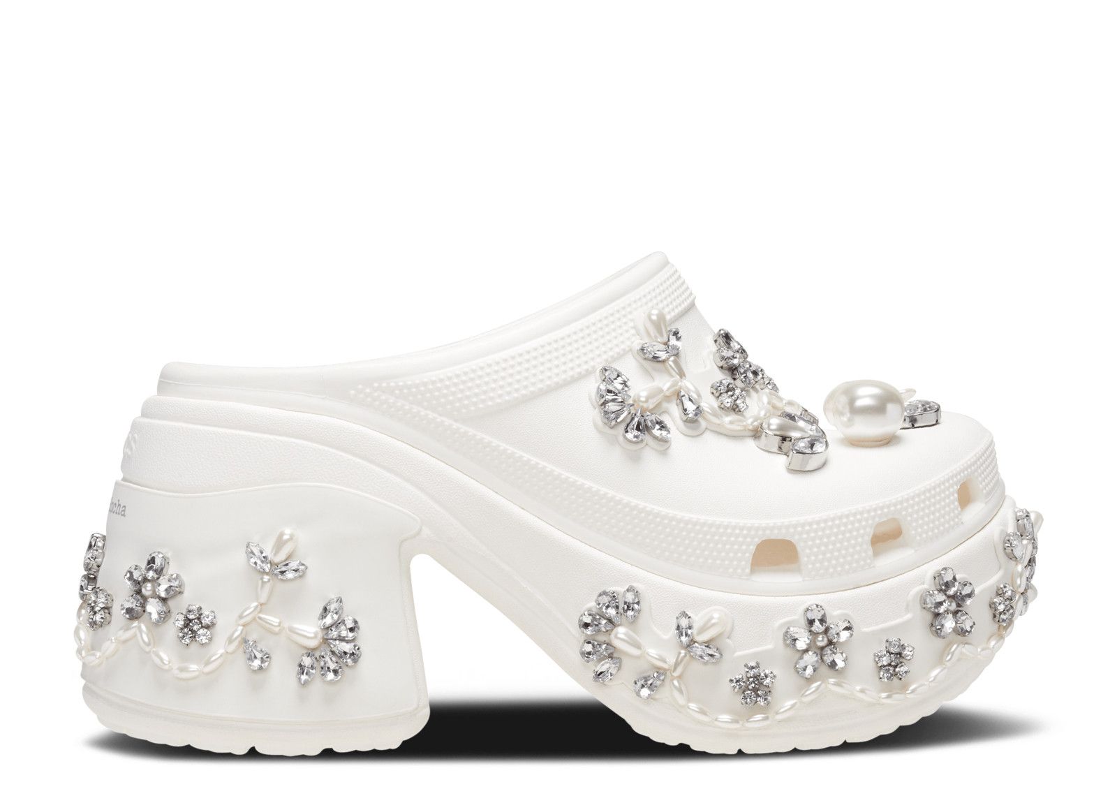 Simone Rocha X Siren Clog 'White' - Crocs - 210142 0WV - white