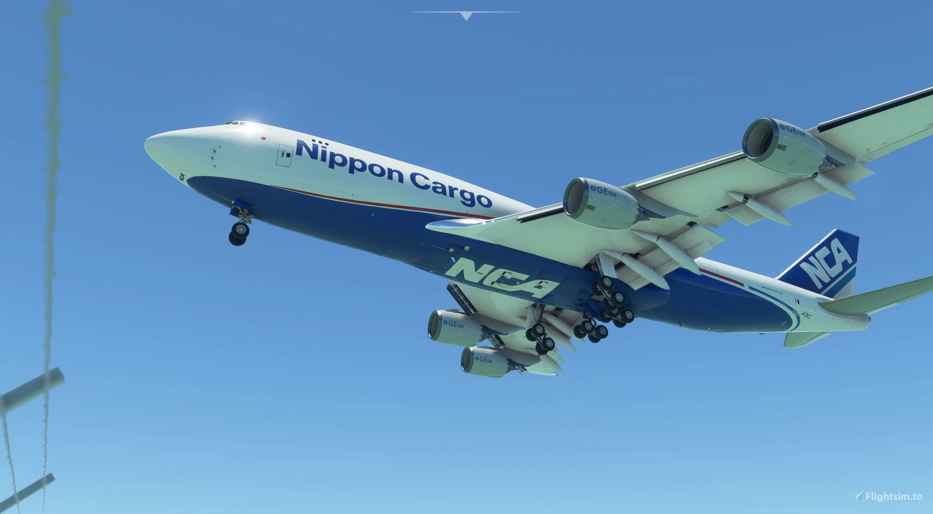 B747-8F Nippon Cargo Airlines NCA v4.3.0 [8K+] (No mirror) のため