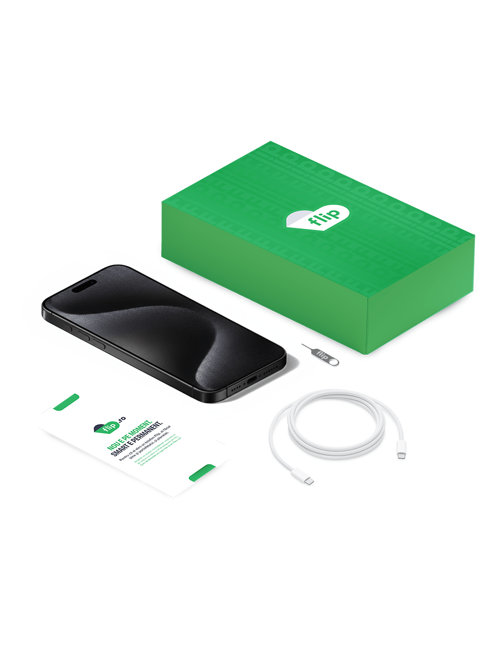 Apple iPhone 15 Pro, White Titanium, 256 GB - de la 3.079 lei